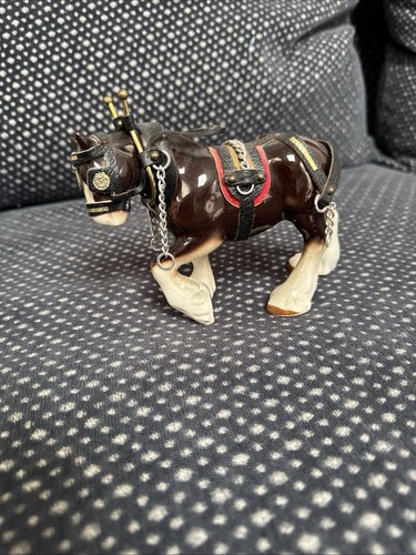 Vintage ceramic clydesdale - vintage,