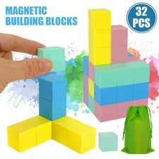 Magnetic Blocks,32 PCS Large