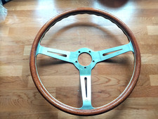 CLASSIC MINI COOPER S GENUINE LES LESTON WOOD STEERING WHEEL RARE WORKS BMC MK1