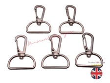 40mm D Shape Silver Coloured