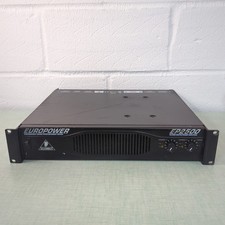 Behringer Europower EP2500 Stereo Power Amplifier 2x1200W Rack Mount PA Amp 