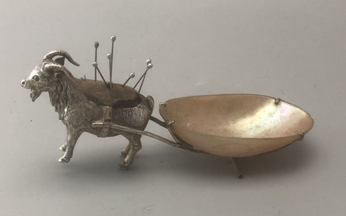 Edwardian billy goat silver - edwardian,