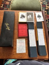 Antique Green Leather Bridge