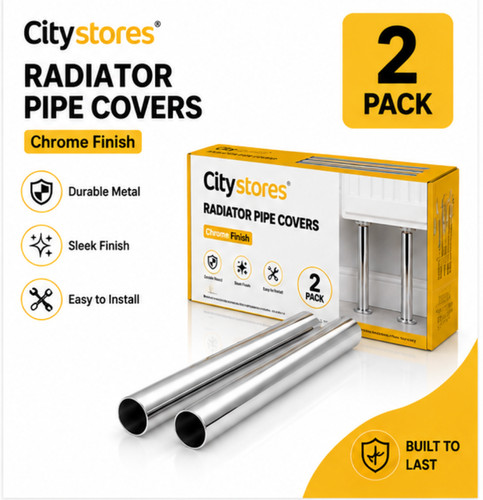 Chrome radiator pipe - pipe, cover