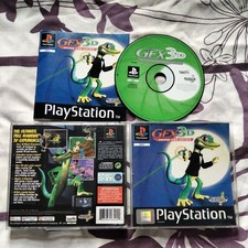Gex 3D Enter the Gecko (COMPLETE) Sony PlayStation 1 Psone Ps1 platform rare