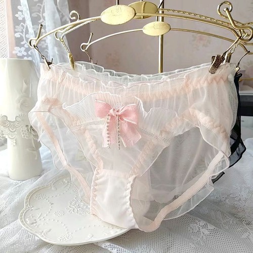 Women clear underwear frilly - underwear,