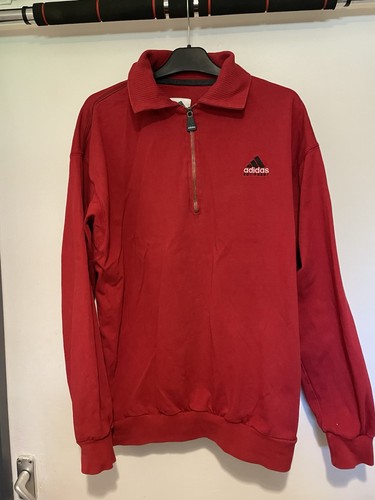 Adidas vintage jumper with - vintage, zip