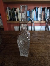 Antique cut glass decanter&stopper - Beautiful Shape Beautiful Gift Collectible