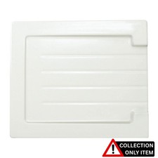 Grooved Ceramic Gloss White Belfast Butler Kitchen Sink Worktop Drainer "Graded"