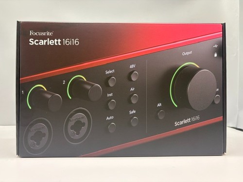 Focusrite scarlett 16i16 4th - scarlett,