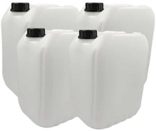 4 x 25L LITRE PLASTIC WATER