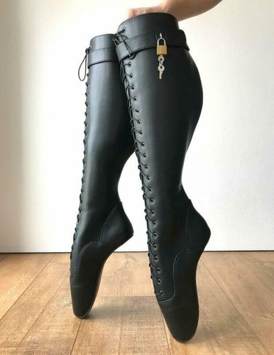 Women heelless ballet boots - women's,