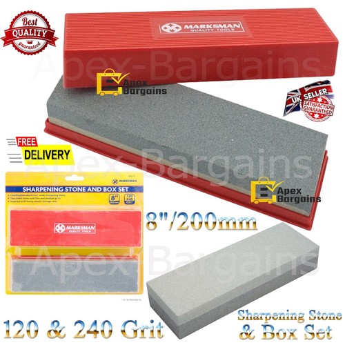 Sharpening stone and box - 8",