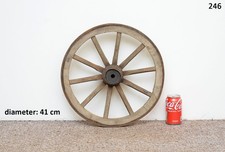 Vintage old wooden cart wagon