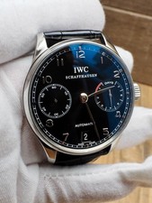IWC Portuguese 7 Day Black