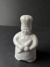 Vintage White Ceramic Baker