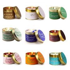 Lily Flame Candles, Lidded Tin