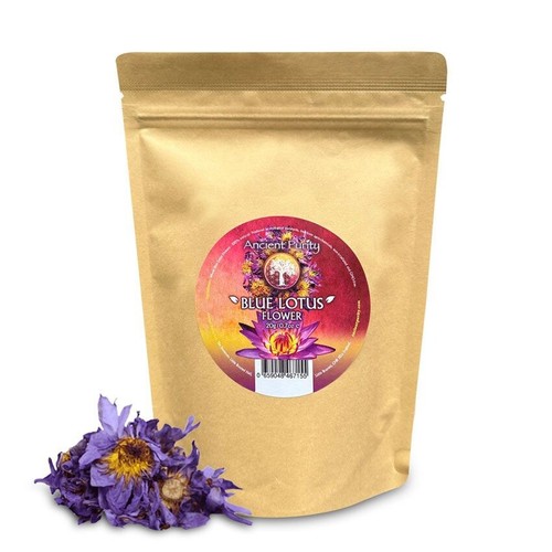 Blue lotus flower 20g whole - flower, |