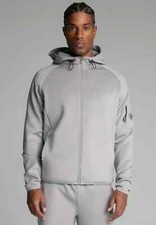 SikSilk Mens Grey Full Zip