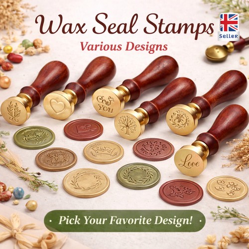 Wax seal stamp vintage - seal, wooden