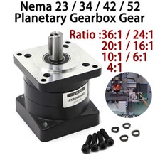 Nema23/34/42/52 Planetary Gearbox Gear Head Speed Reducer for CNC Stepper Motor