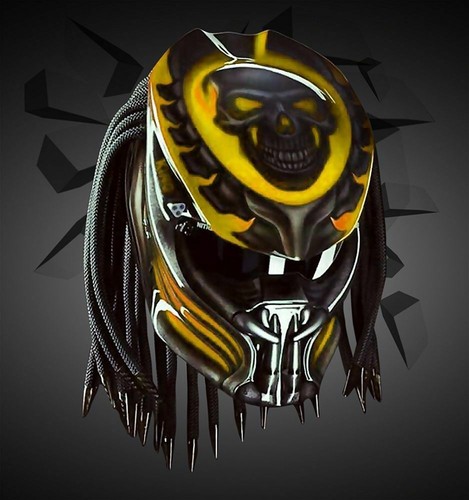 Top predator helmet custom - top,