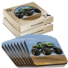8 x Boxed Square Coasters -