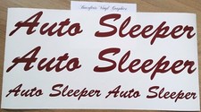 Auto Sleeper Motorhome Decals Stickers Choice Sizes/Colours - 4 Piece