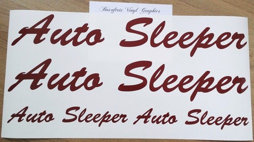 Auto sleeper motorhome decals - sleeper,