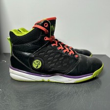 Zumba Energy Push High Top Dance Sneakers Shoes Womens Size US 7 Gym Fitness