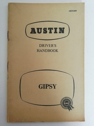 Austin gipsy drivers handbook - gipsy,