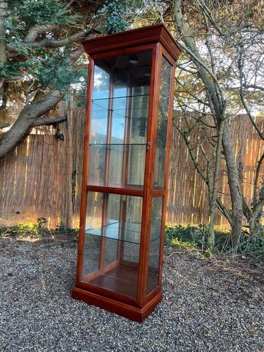 Modern cherry wood glass - wood,