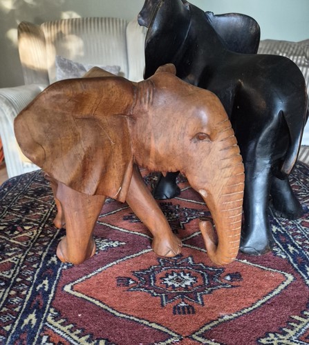 Large hand carved wooden - hand,