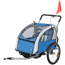 HOMCOM 2 Seat Bike Trailer