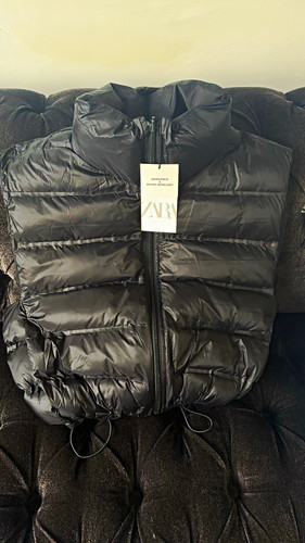 Zara black puffer jacket full - zara,