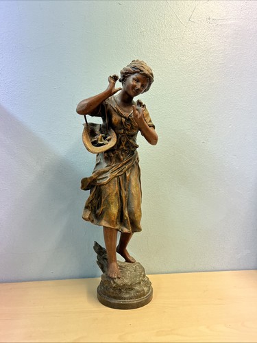 Antique spelter sculpture a - antique,