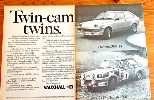 Vauxhall chevette 2300 - vauxhall, hs