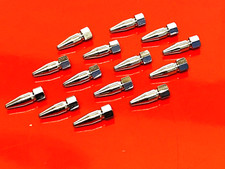 LAMBRETTA LI SX TV GP - SET OF 14 M6 CUSTOM CHROME ENGINE CASING PIKE NUTS
