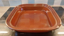 Brown Glazed Baking Dish Vintage Simpsons Ovenstone Cookware 2L Made In England