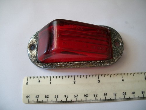 Vintage red rear - light, lens