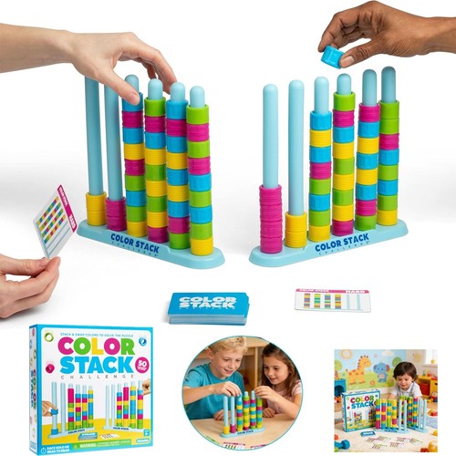 Colour match stacking puzzle - match,
