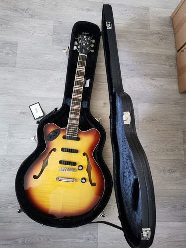 Hofner verythin guitar - verythin, case