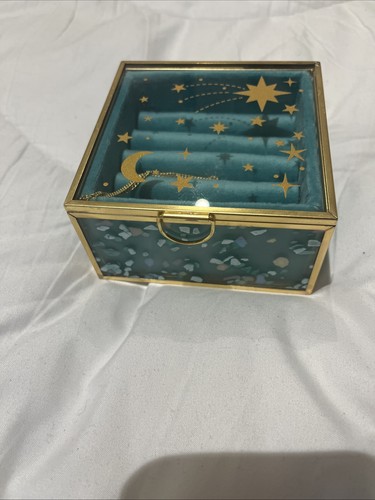Jewellery box glass square - box,