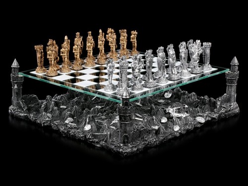 Chess set with - chess,