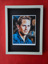 💎ALEXANDER DULAC | PAUL WALKER Hand Signed Authentic Print Ed.of 10 COA