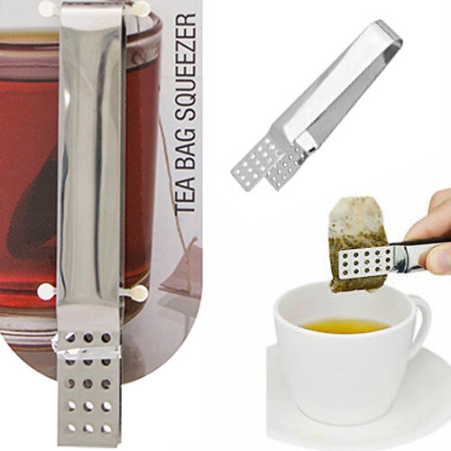 Tea bag tongs - bag, squeezer