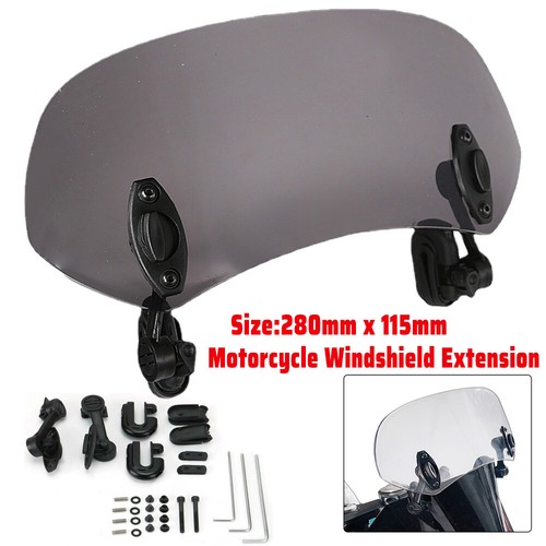 Smoke motorcycle clip - on, front