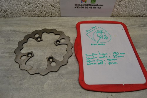 Brake disc 190mm - dirt, pit