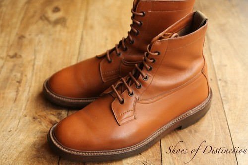Tricker tan brown leather - tricker's,