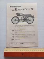Garelli 70 1958 depliant ITALIANO originale